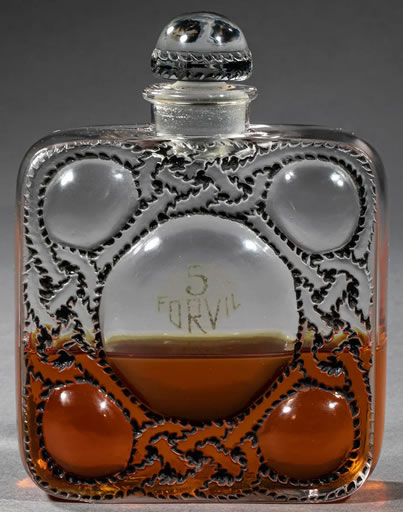 R. Lalique Cinq Fleurs Perfume Bottle