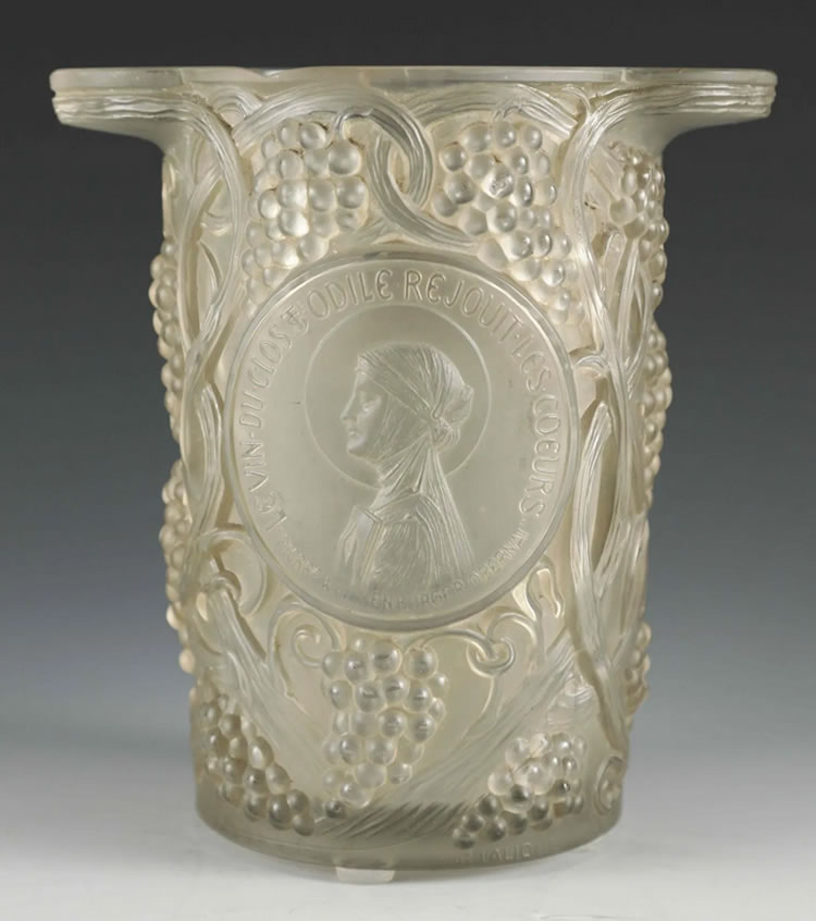 Rene Lalique Ice Bucket Clos Sainte-Odile