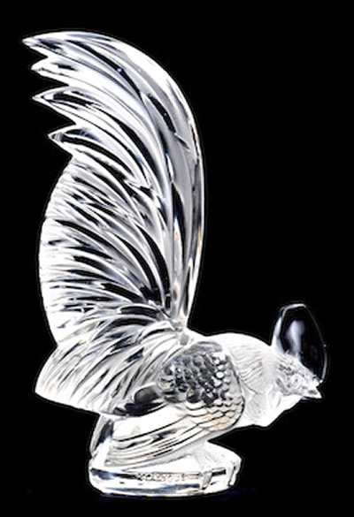 R. Lalique Coq Nain Car Mascot