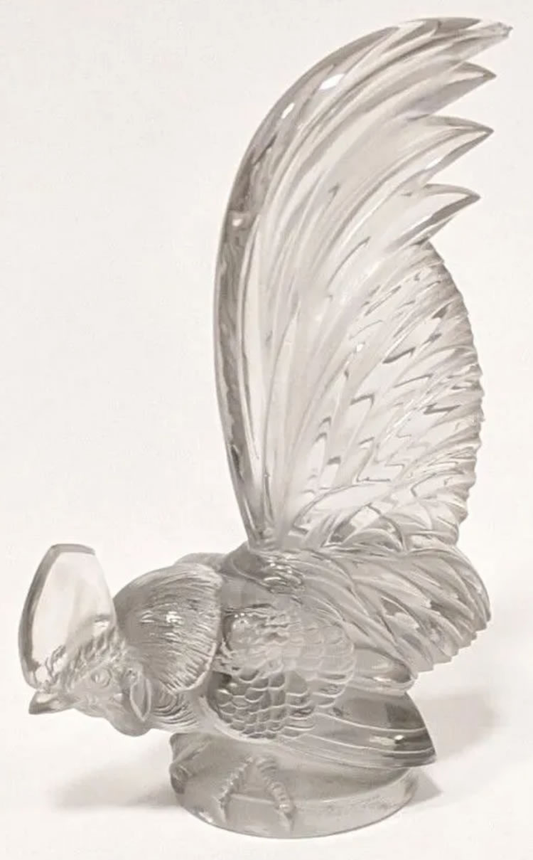 R. Lalique Coq Nain Mascotte