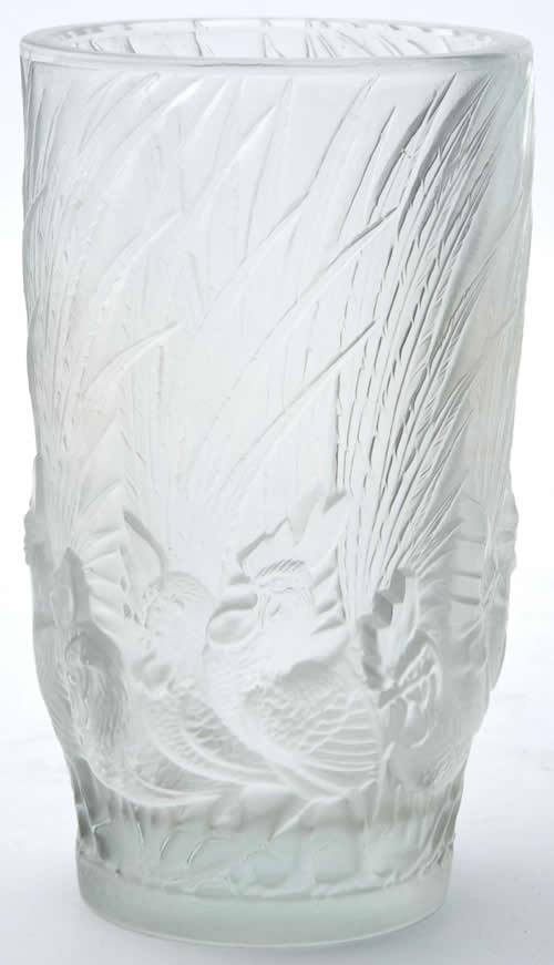 Rene Lalique  Coqs Et Plumes Vase 