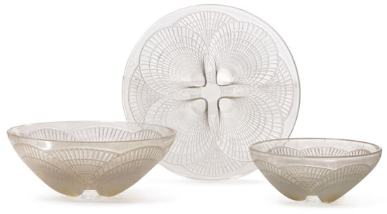 Rene Lalique  Coquilles Tableware 