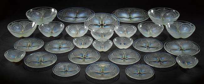 Rene Lalique Tableware Coquilles