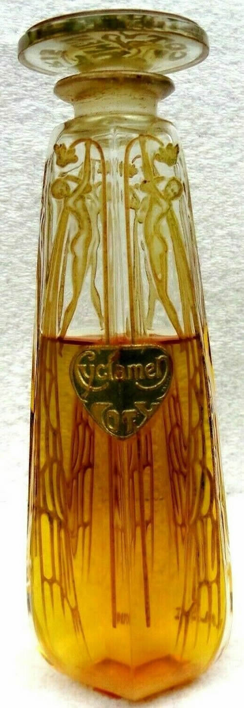 Rene Lalique  Cyclamen Flacon 
