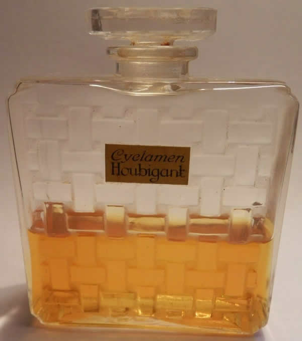 R. Lalique Cyclamen Perfume Bottle