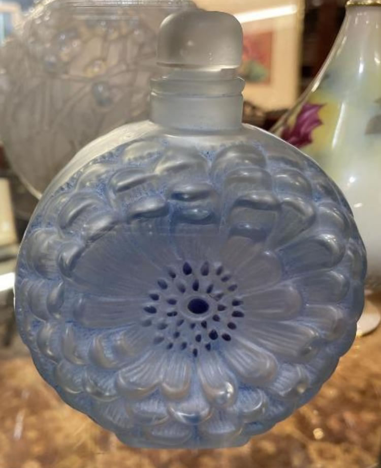 Rene Lalique Perfume  Bottle Dahlia