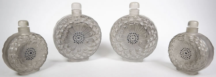 Rene Lalique Dahlia Perfume Bottle 