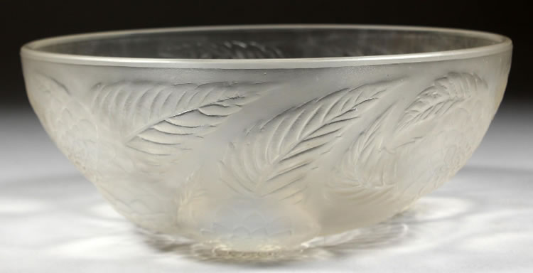 Rene Lalique  Dahlias Bowl 