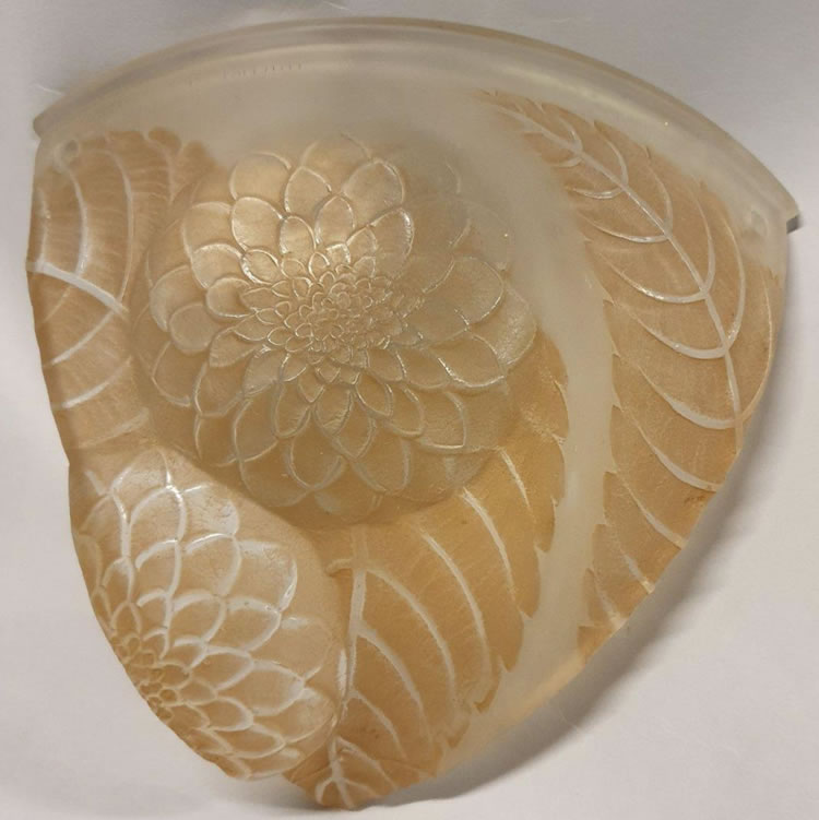 Rene Lalique Dahlias Sconce 