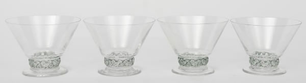 Rene Lalique Champagne Glass Dampierre