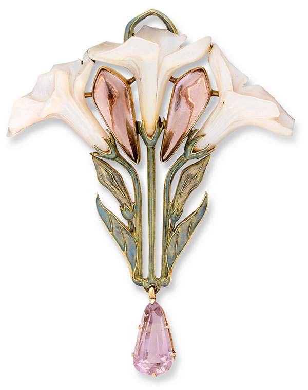 Rene Lalique Brooch Datura