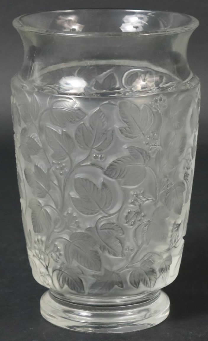 R. Lalique Deauville Vase