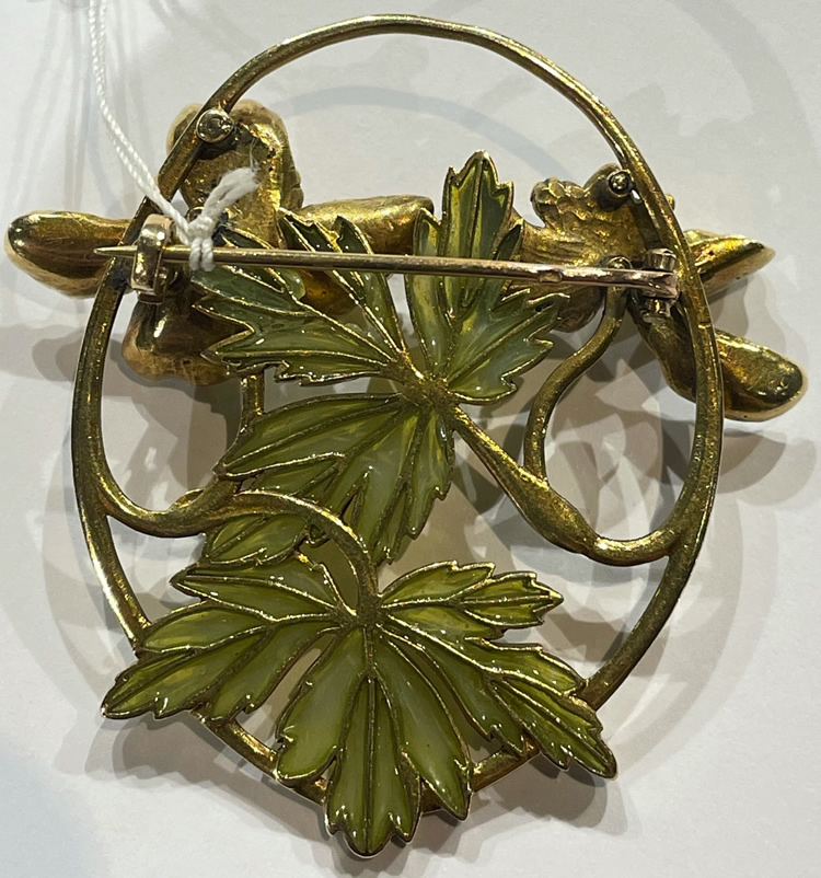R. Lalique Deux Anemones Brooch 2 of 2