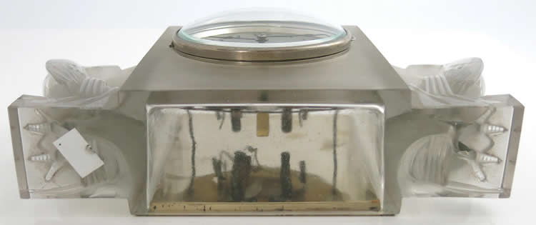 R. Lalique Deux Coqs Clock 3 of 3