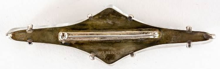 R. Lalique Not Deux Faisans Brooch