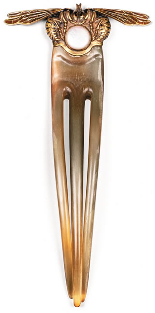 Rene Lalique Comb Deux Guepes