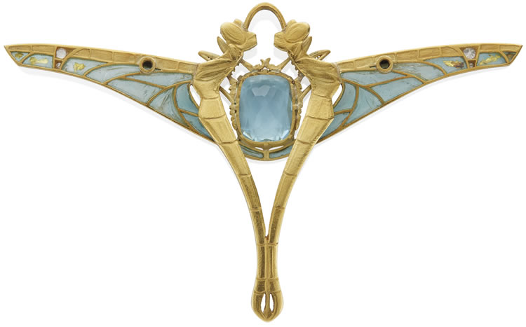 R. Lalique Deux Libellules-3 Pendant 2 of 2