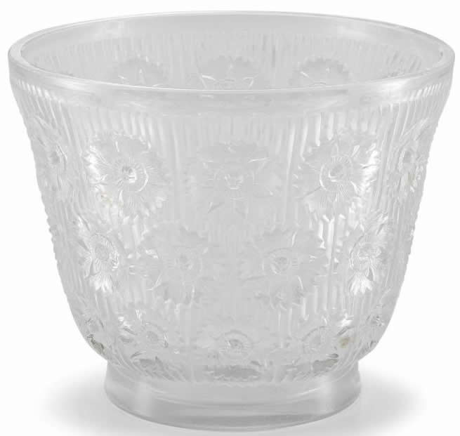 R. Lalique Edelweiss Vase