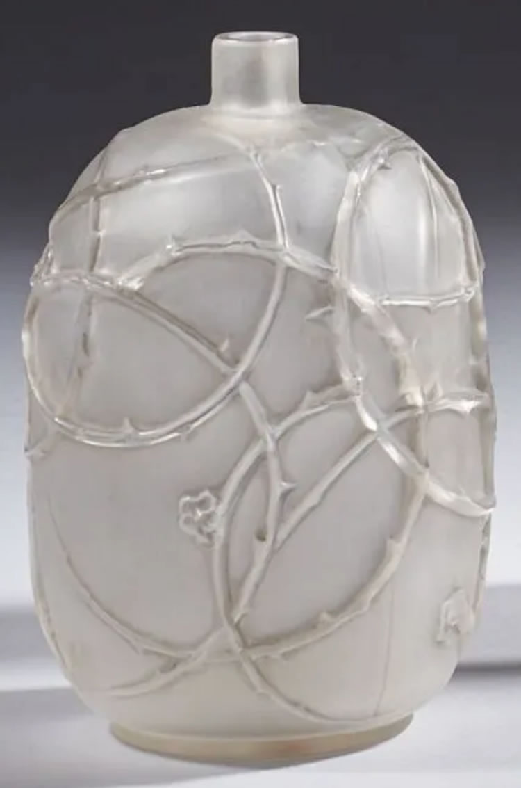 Rene Lalique Vase Eglantines