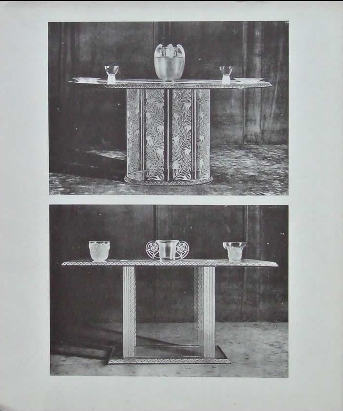 Rene Lalique Planche Encyclopedie des metiers d'art Editions Albert Morance 1929 Planche 22