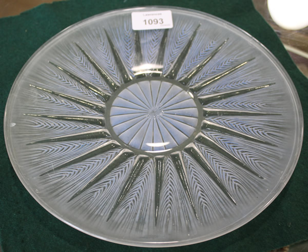 Rene Lalique Epis Plate 