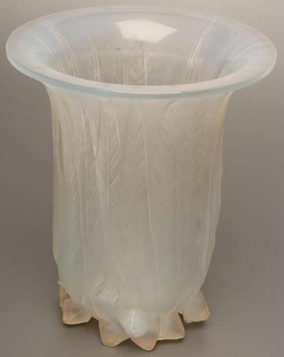 R. Lalique Eucalyptus Vase 2 of 2