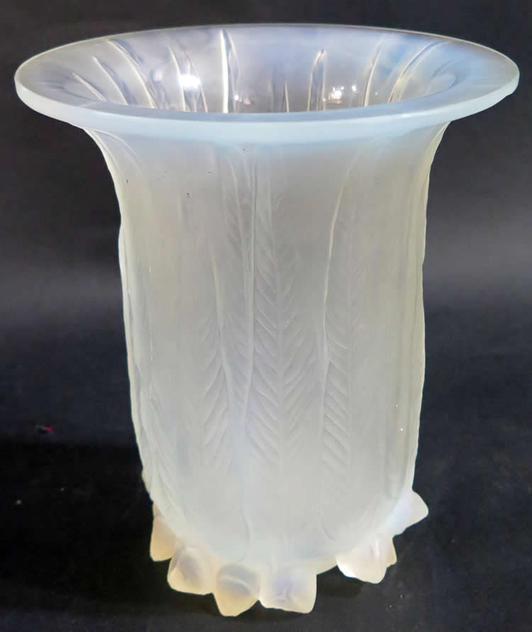 R. Lalique Eucalyptus Vase 2 of 2