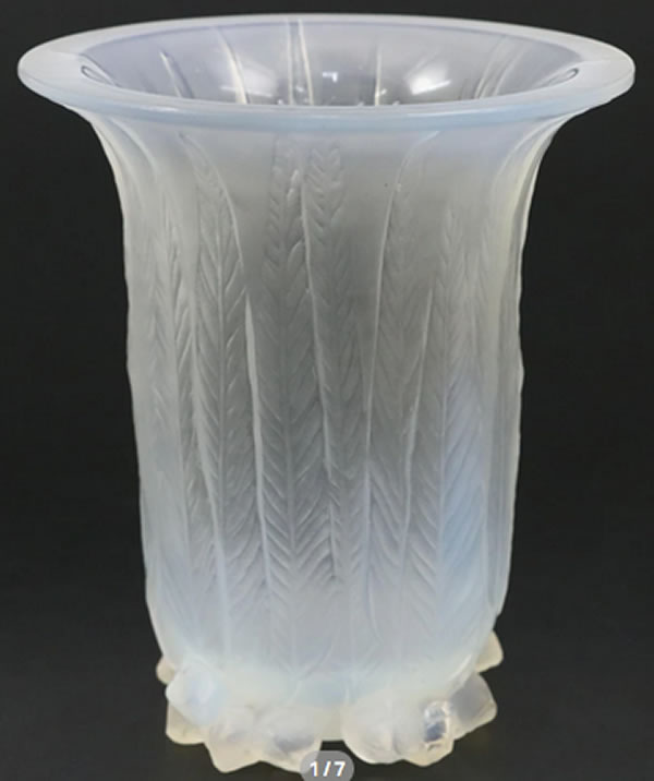 R. Lalique Eucalyptus Vase