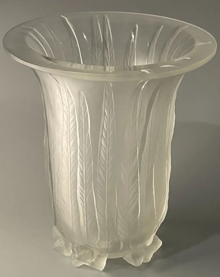 Rene Lalique Vase Eucalyptus