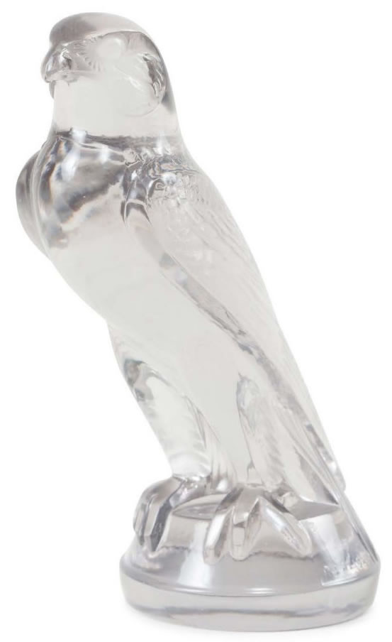 Rene Lalique  Falcon Hood Ornament 