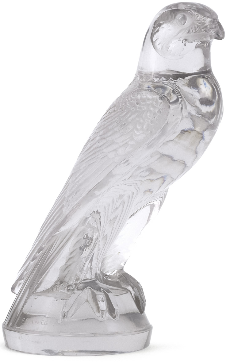 R. Lalique Faucon Hood Ornament