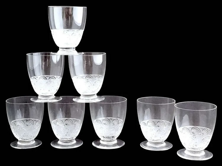 R. Lalique Faverolles Glass