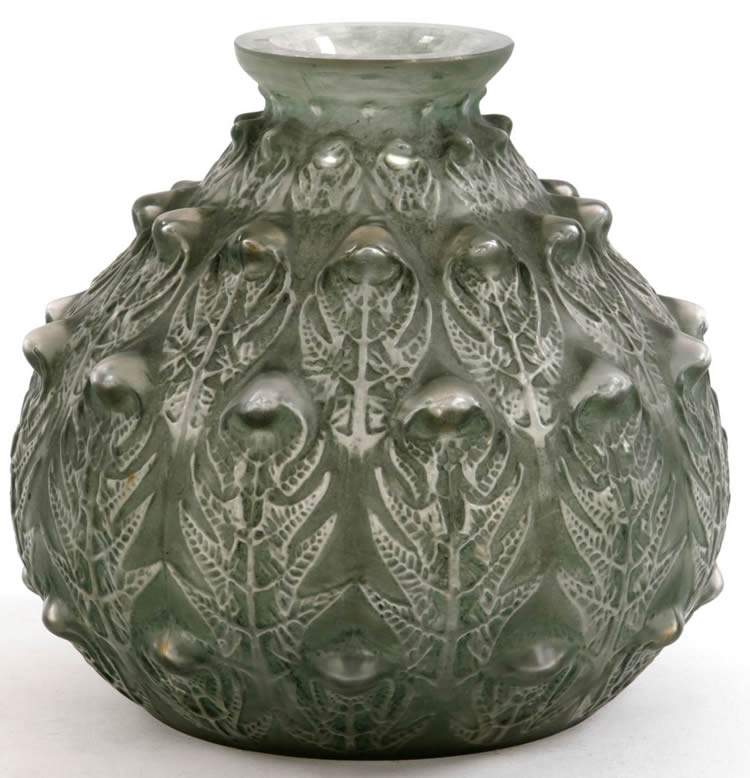 Rene Lalique Vase Fougeres