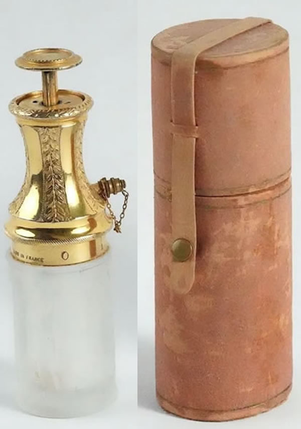Rene Lalique Atomizer Figurines et Guirlandes