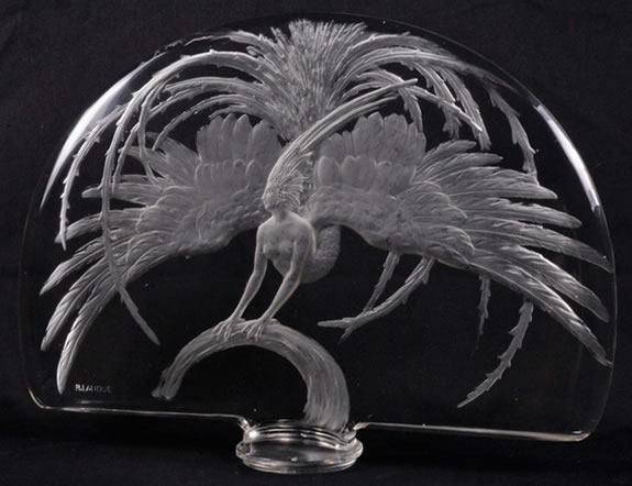 R. Lalique Firebird Decoration
