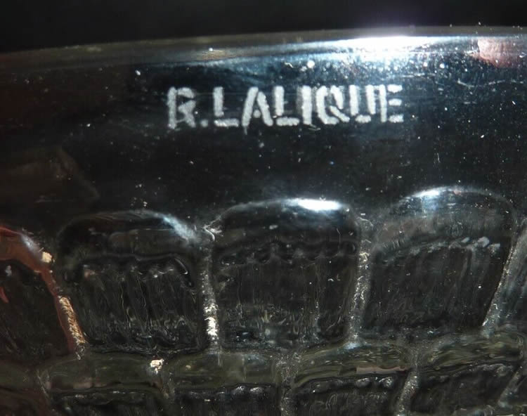 R. Lalique Fleur-2 Bowl 4 of 4