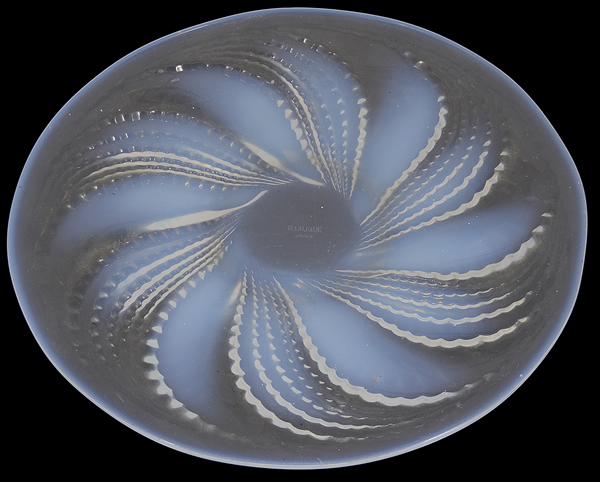 Rene Lalique Plate Fleurons