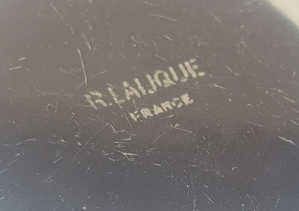 R. Lalique Fleurons Plate 3 of 3