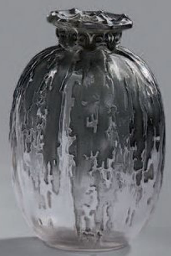 Rene Lalique Covered Vase Fontaines