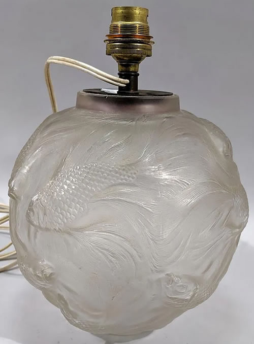 Rene Lalique  Formose Vase Lamp 