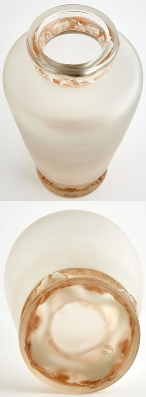 R. Lalique Frise Aigles Vase 3 of 3