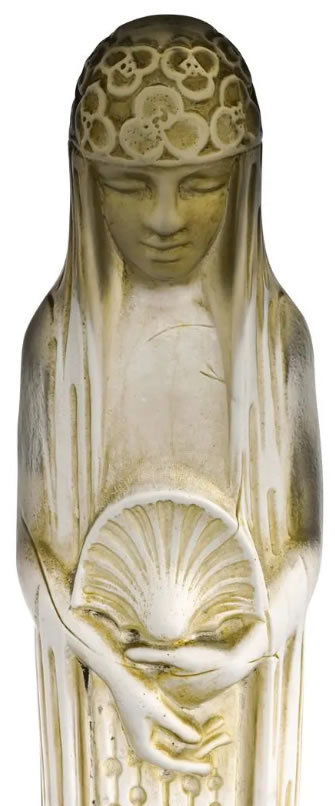 R. Lalique Galatee Source De La Fontaine Statue 3 of 3