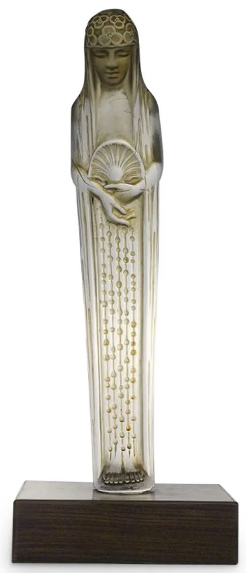 R. Lalique Galatee Source De La Fontaine Statue