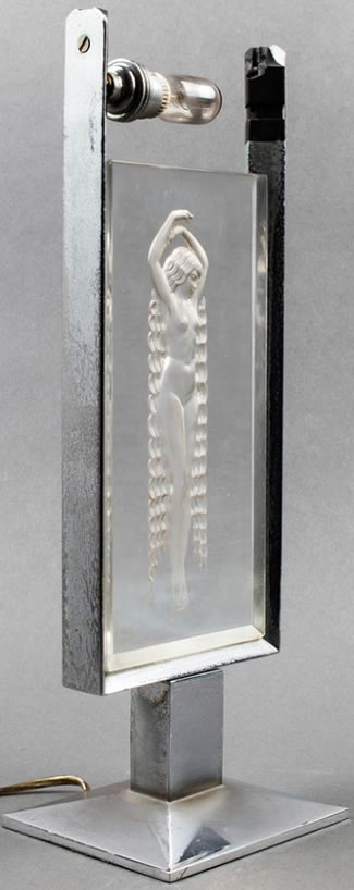 R. Lalique Genevieve Lamp 3 of 3