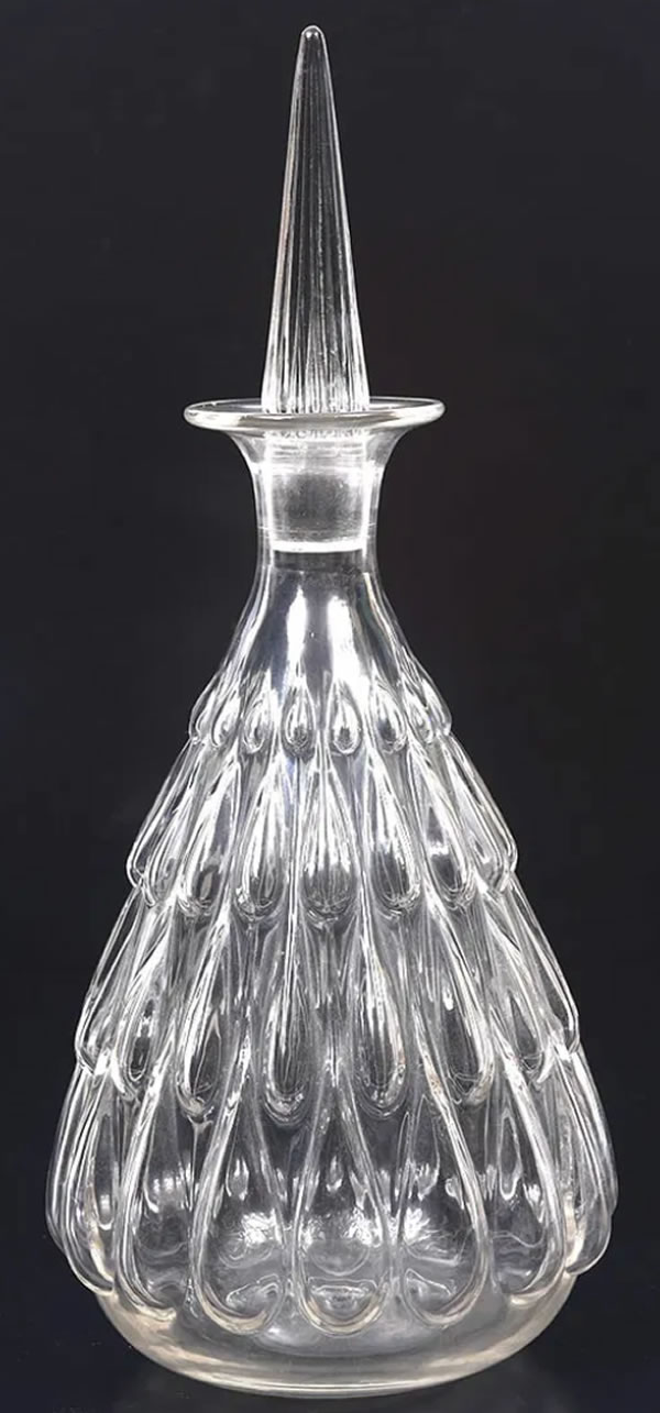 Rene Lalique Decanter Gouttes D'Eau