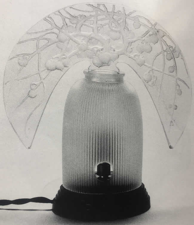 Rene Lalique Lamp Graines D'Asperges