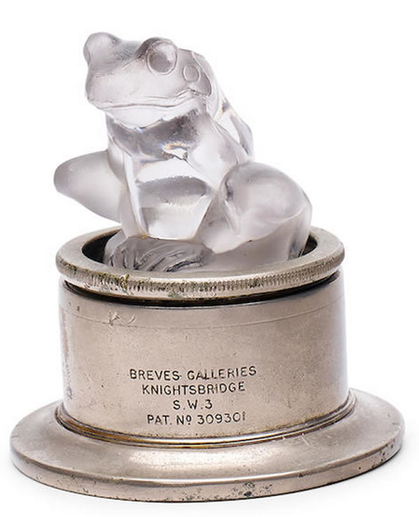 R. Lalique Grenouille Car Mascot