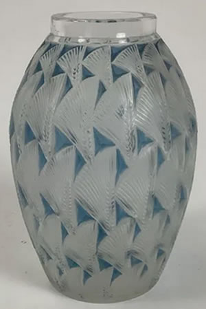 Rene Lalique Vase Grignon