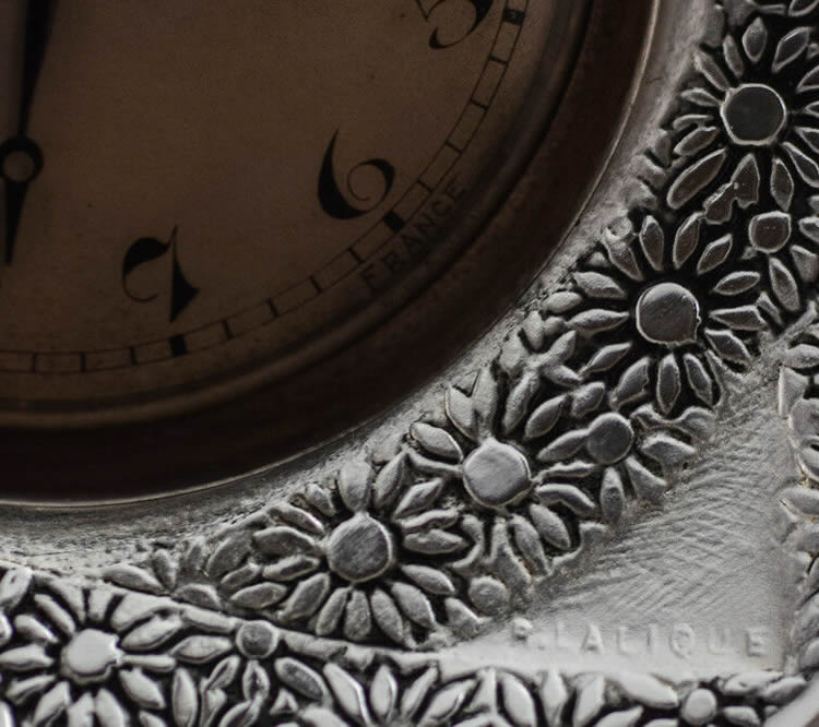 R. Lalique Guirlandes Clock 4 of 4