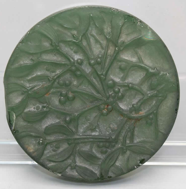 R. Lalique Invitation To Exposition Of Glass Medallion